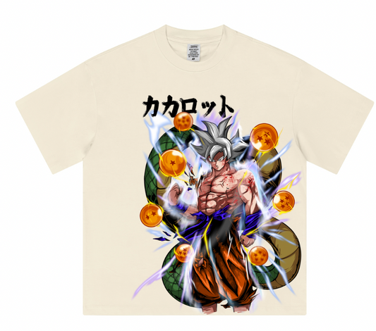 Utopique Crafts™ Ultra Instinct Heavyweight Tee — Off White