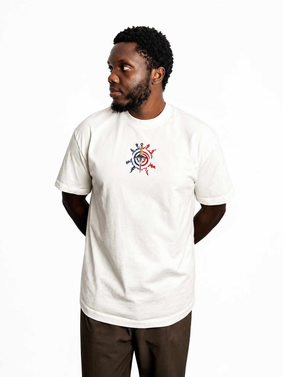 Utopique Crafts™ Yellow Flash Heavyweight Tee — Whiteout